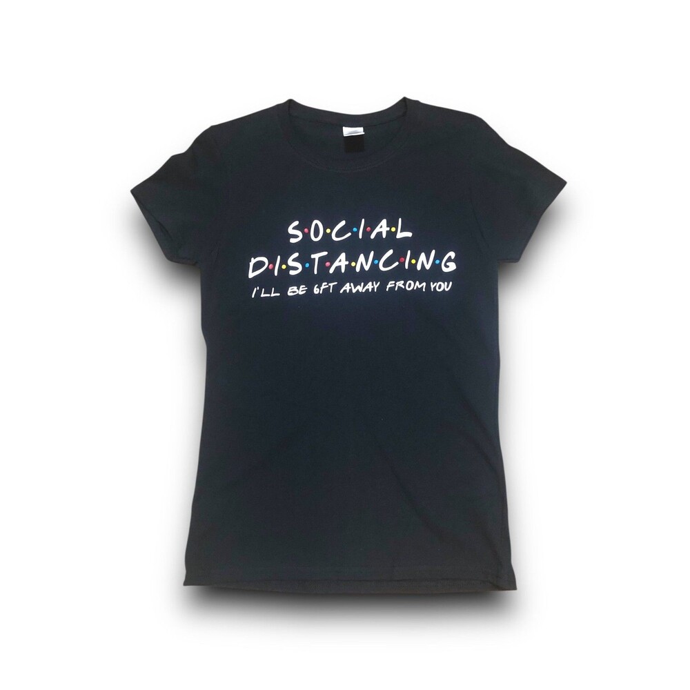Men's "Social Distancing" Graphic T-Shirt - Small